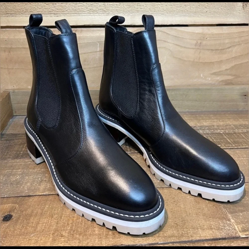 Aquatalia Sam Weatherproof Chelsea Boots - Picture 1 of 12